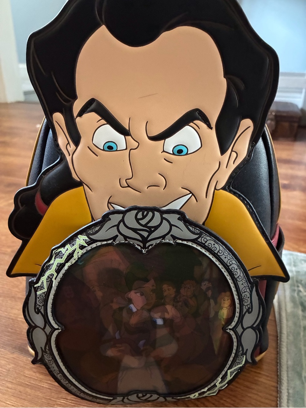 Loungefly x Disney Beauty and the Beast: Villains Gaston mini backpack